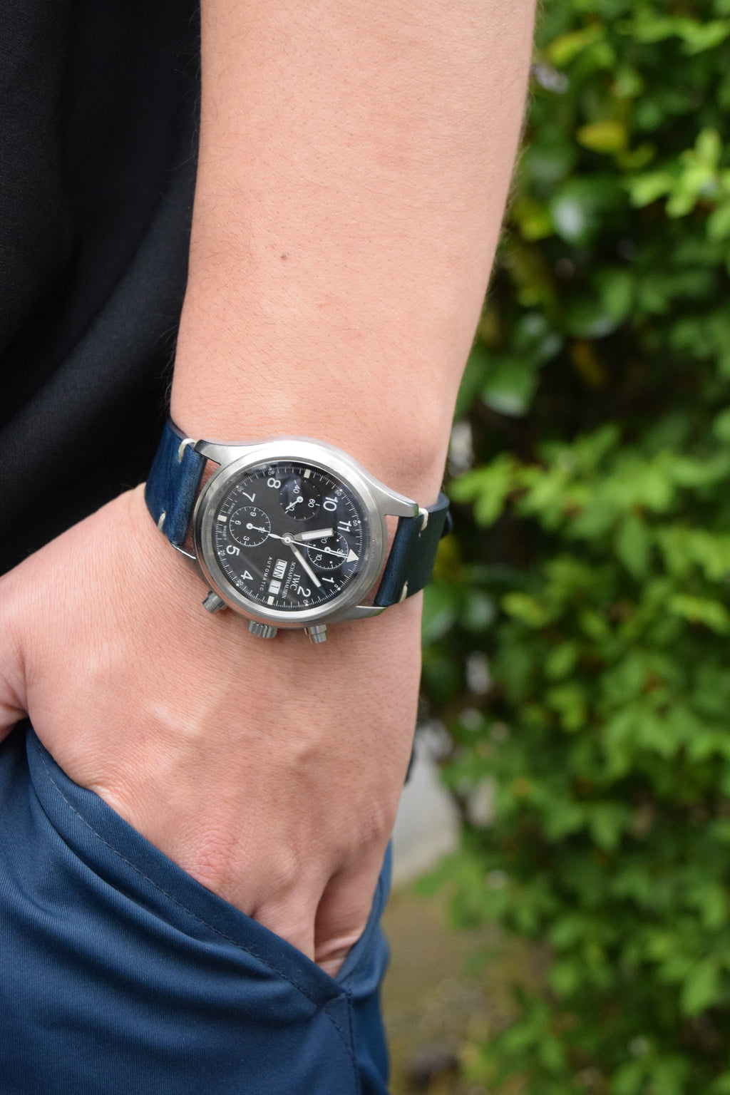 IWC メカニカル フリーガークロノグラフ Ref.3706 Cal.7922 自動巻 