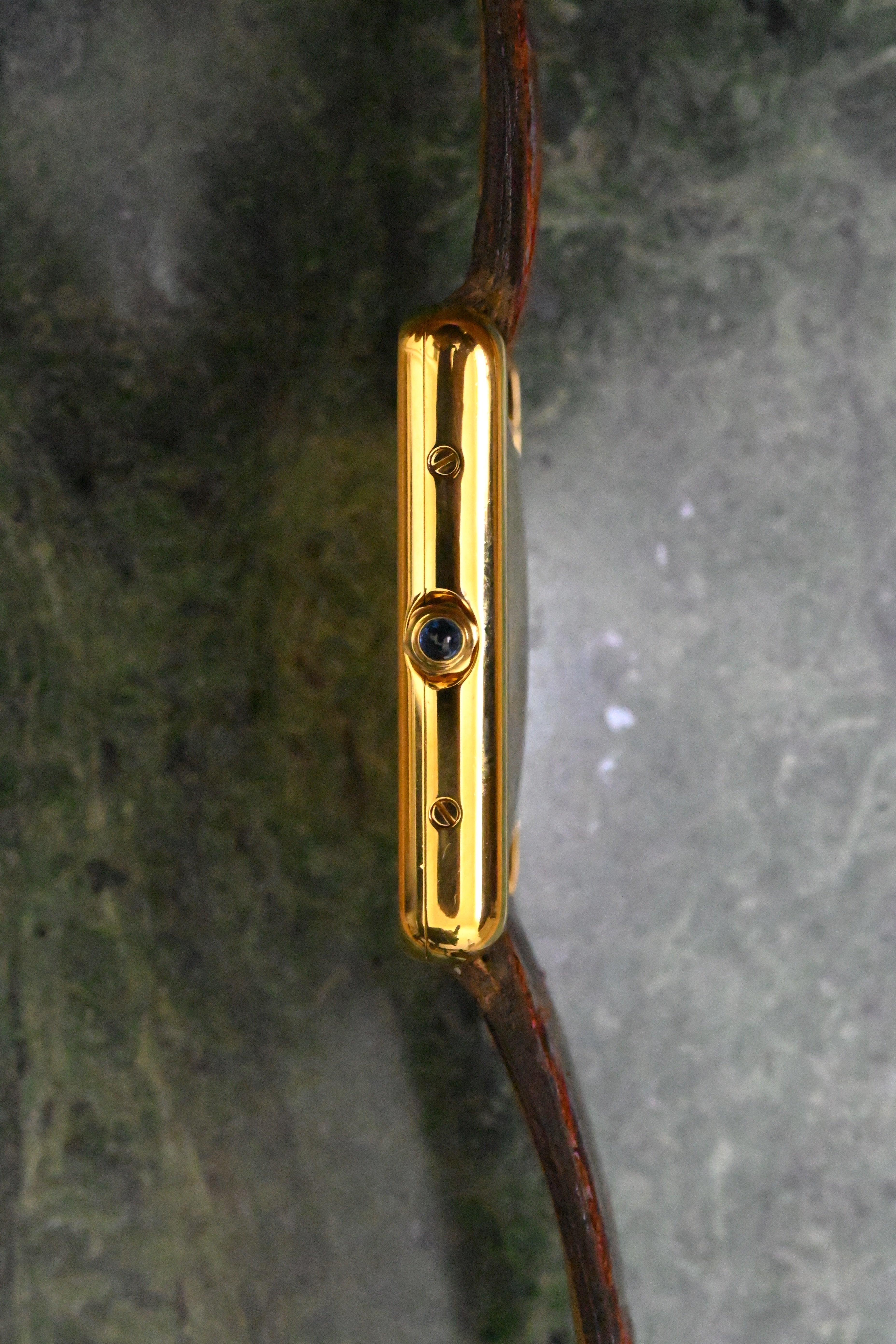 廃盤マスト ドゥ カルティエ タンク　ユニセックス ヴィンテージウォッチ 縦ローマン LMサイズ