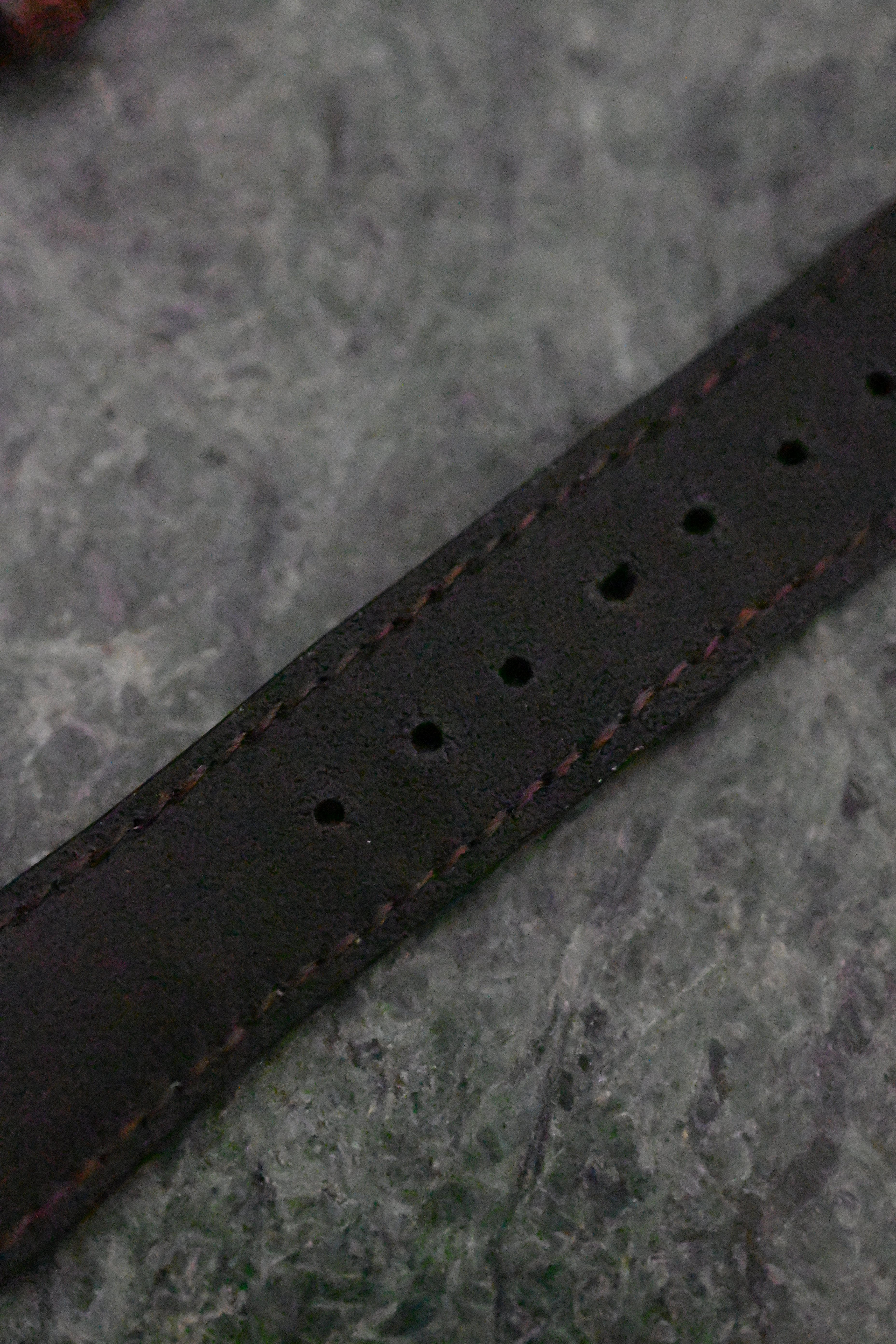 腕時計ベルト【アリゲーター/ダークブラウン竹腑】