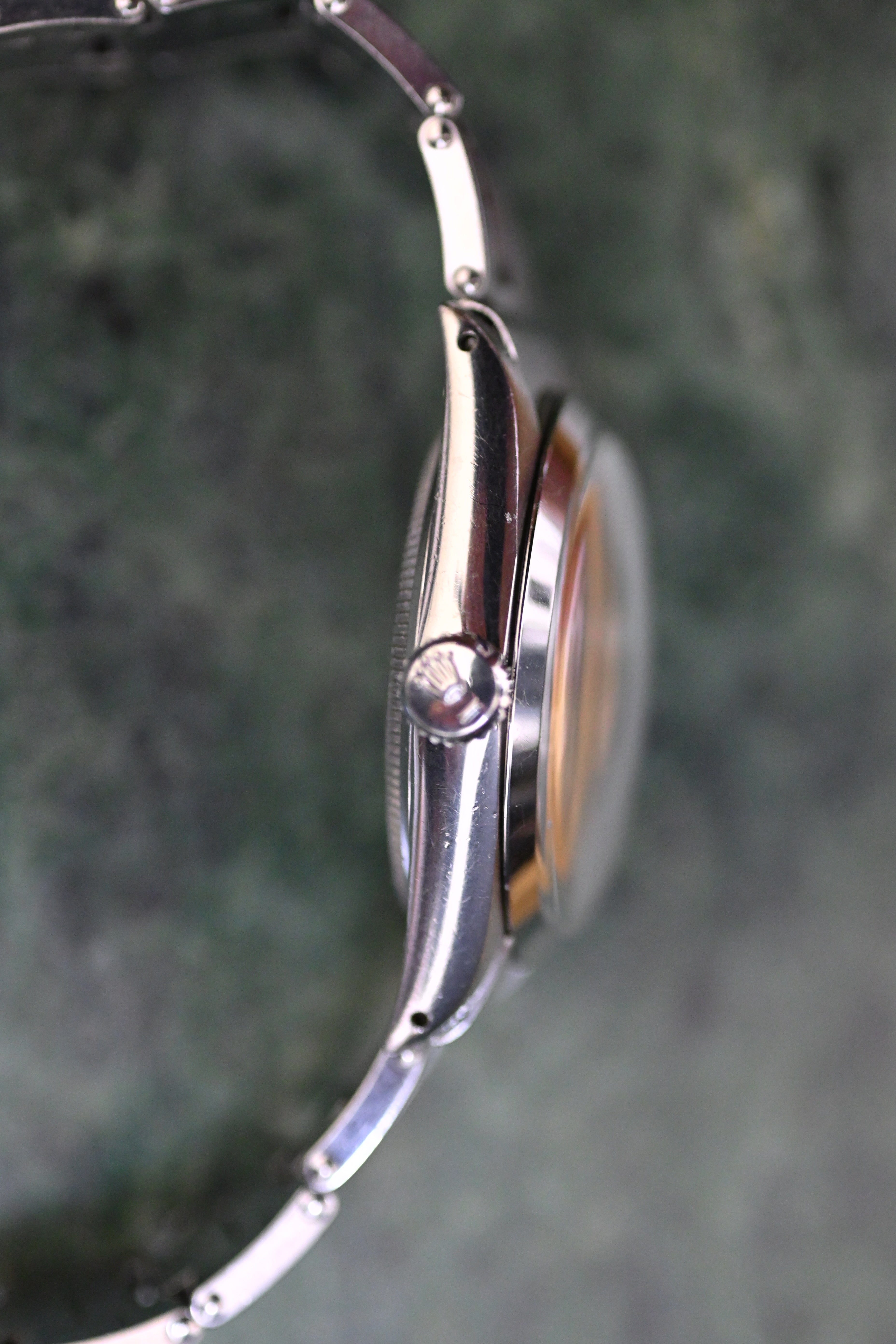 箱/保証書付き ROLEX ロレックス オイスターパーペチュアルデイト Ref.1500 トロピカルコスモダイヤル
