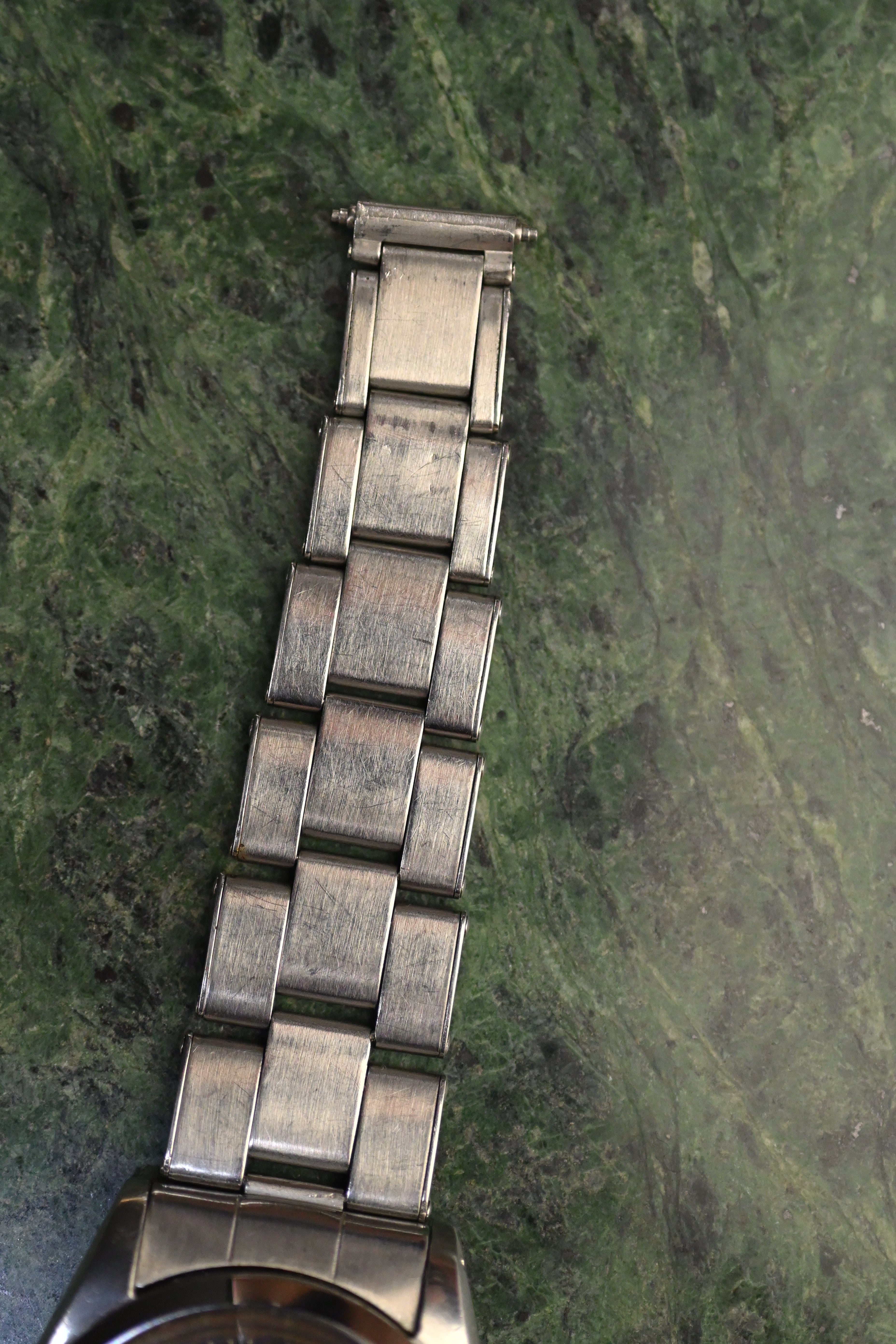箱/保証書付き ROLEX ロレックス オイスターパーペチュアルデイト Ref.1500 トロピカルコスモダイヤル