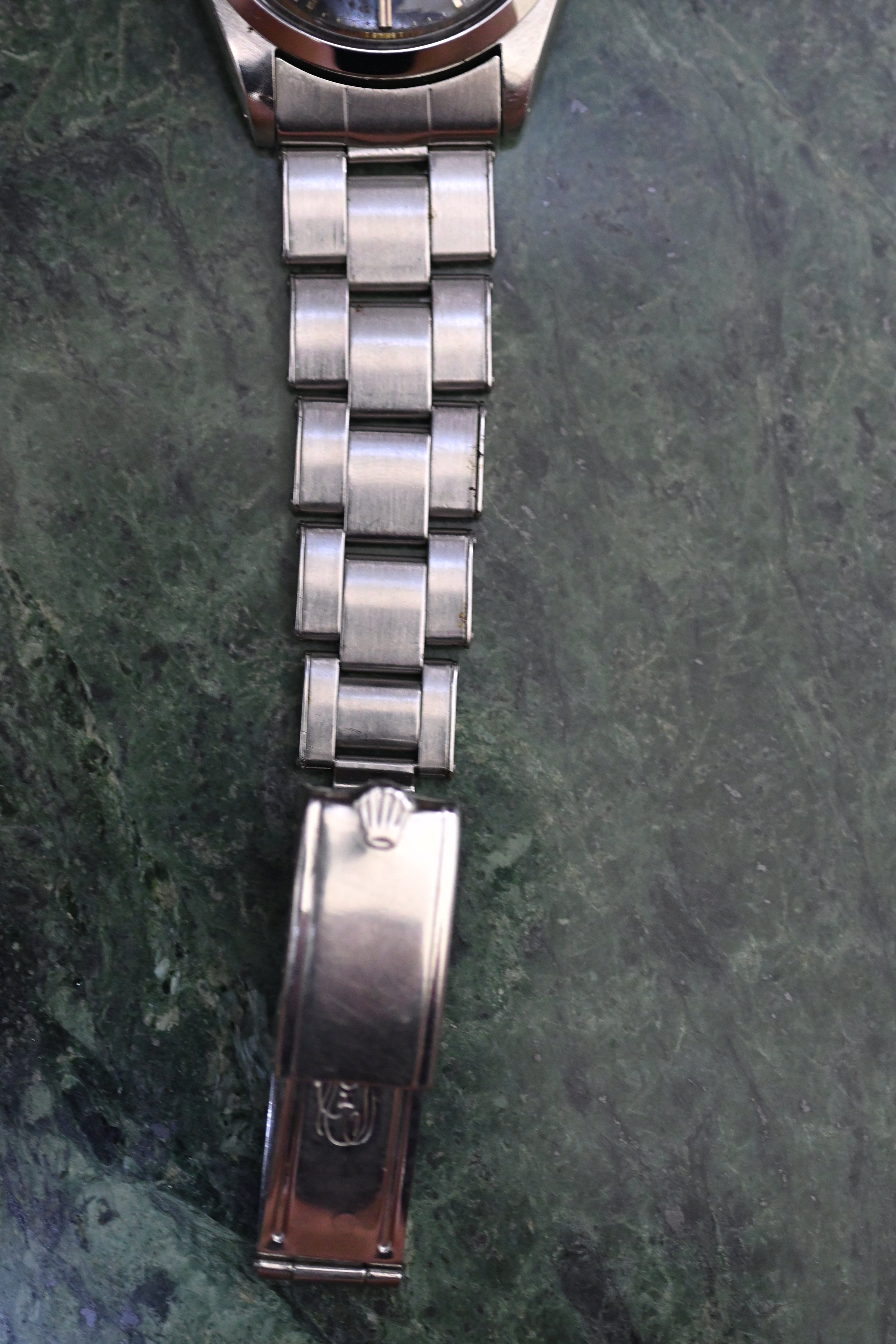 箱/保証書付き ROLEX ロレックス オイスターパーペチュアルデイト Ref.1500 トロピカルコスモダイヤル