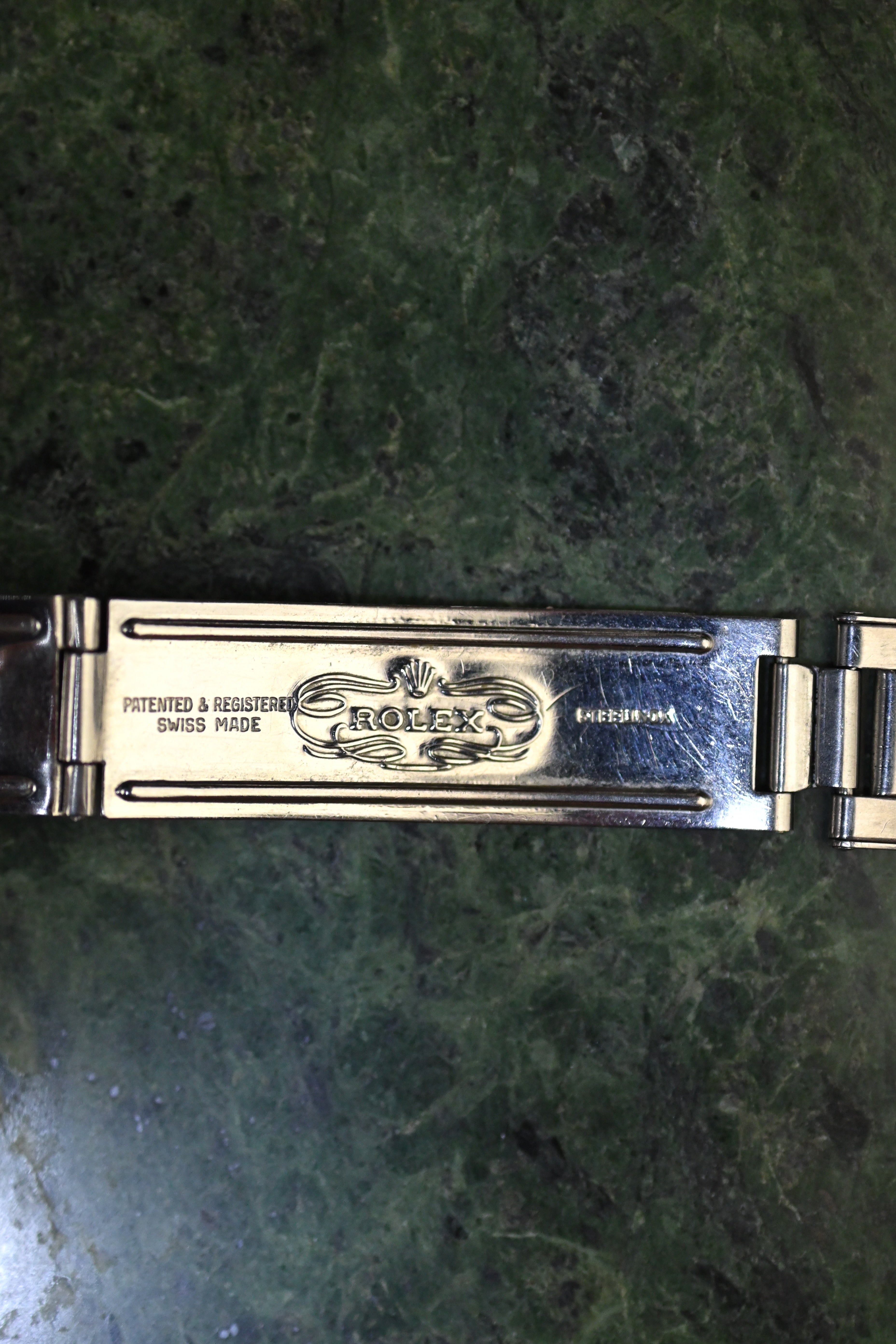 箱/保証書付き ROLEX ロレックス オイスターパーペチュアルデイト Ref.1500 トロピカルコスモダイヤル