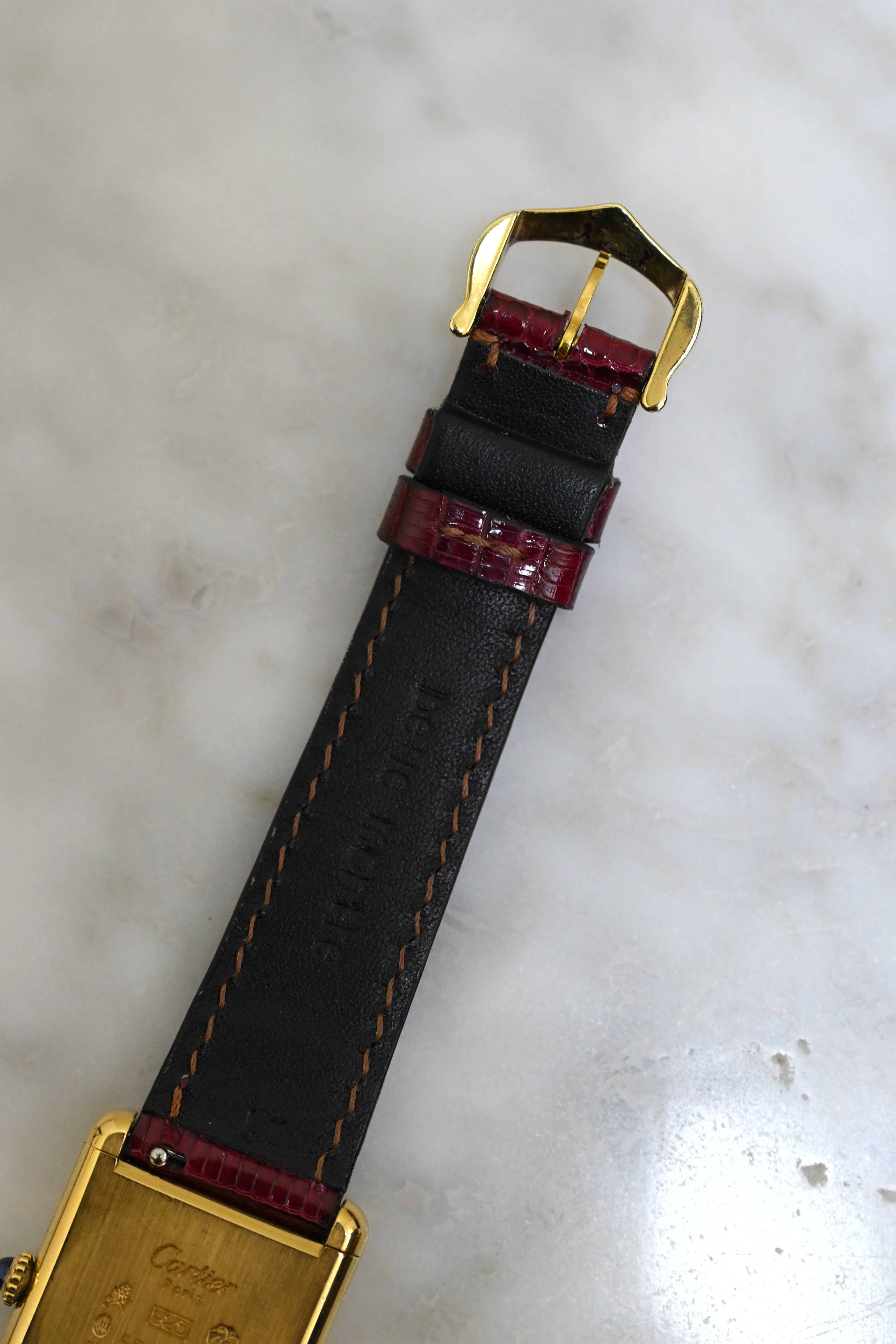 CARTIER カルティエ マストタンク LMサイズ マルチカラー 手巻き