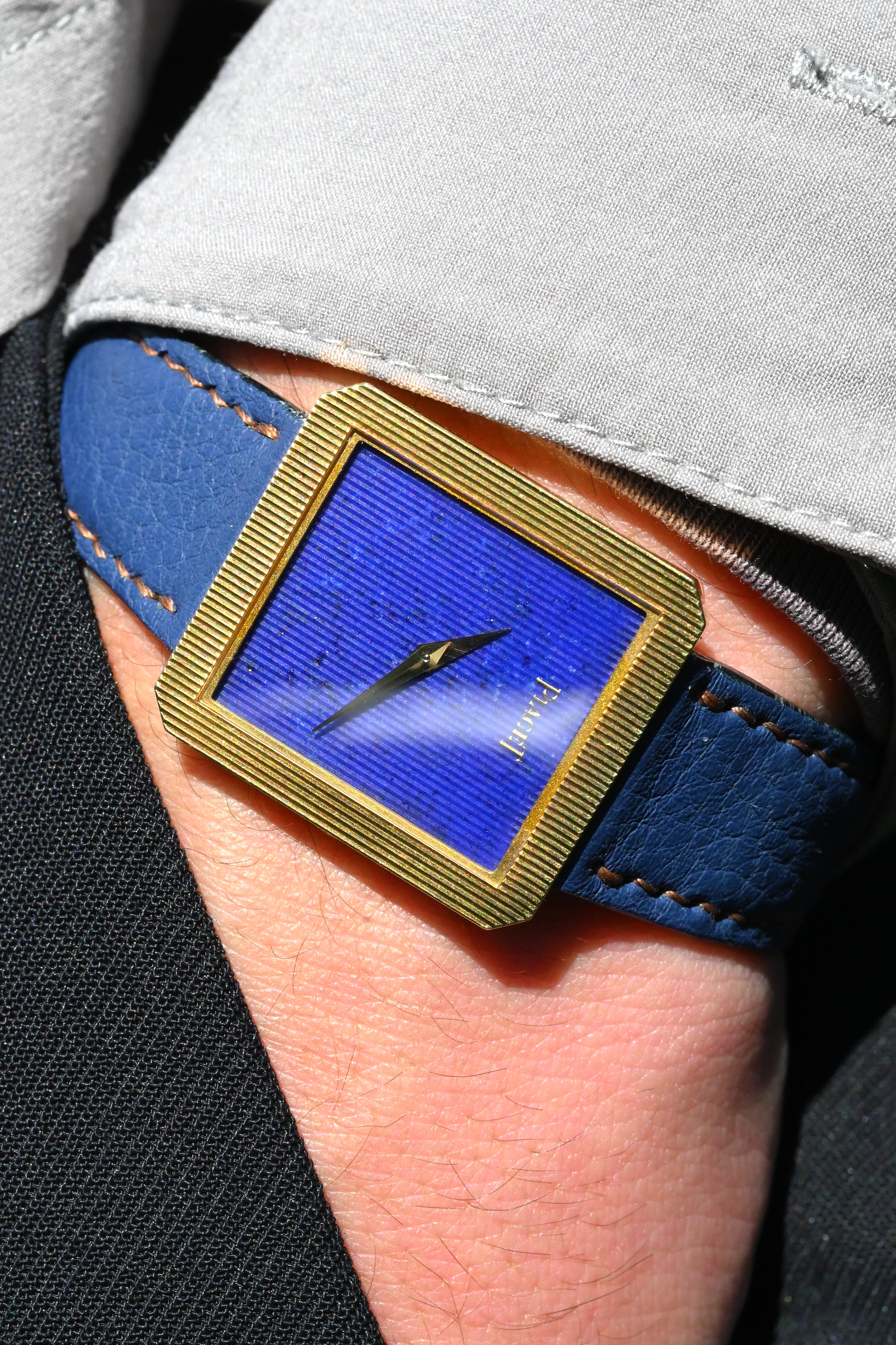 PIAGET ピアジェ プロトコール 18KYG ラピスラズリ文字盤