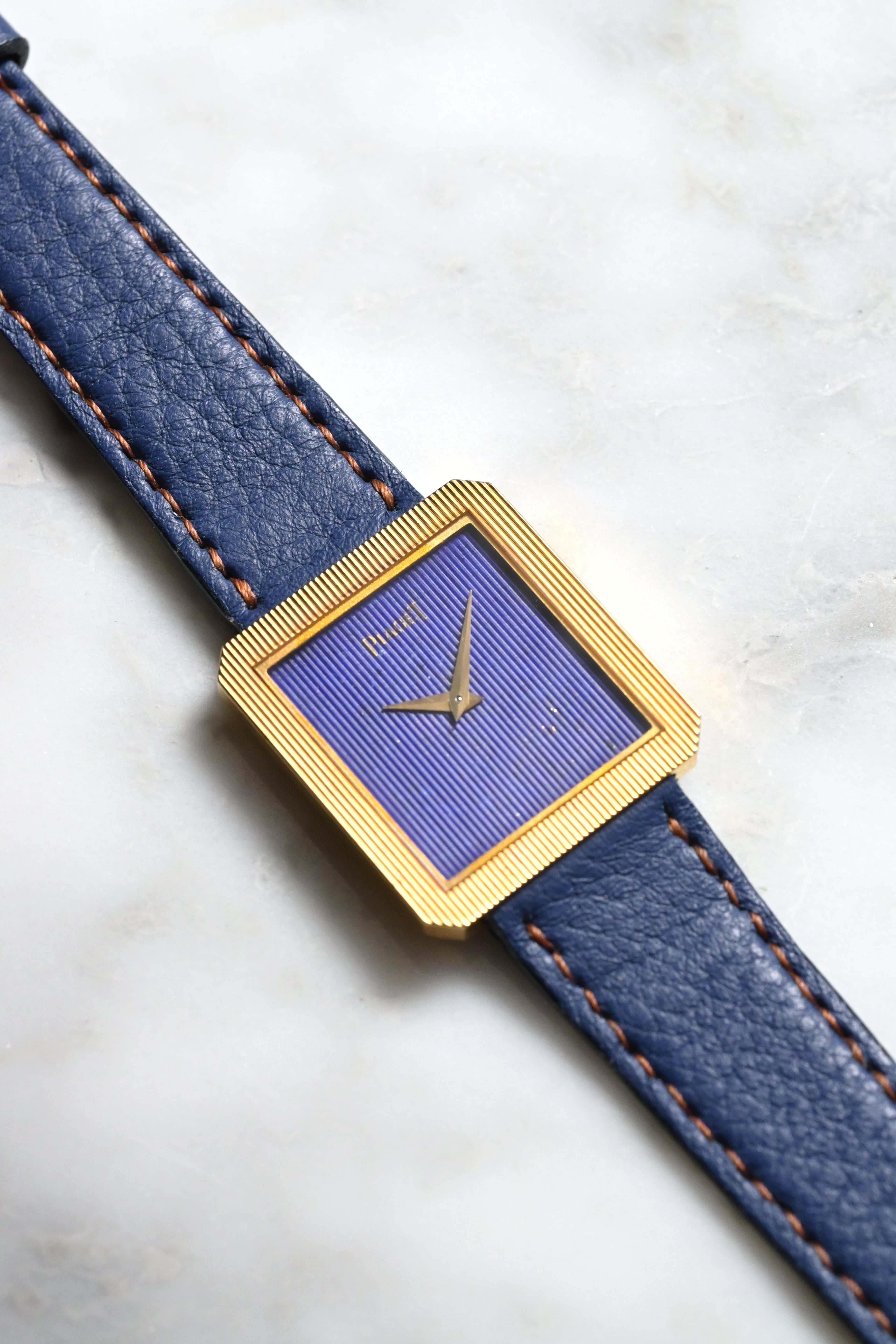 PIAGET ピアジェ プロトコール 18KYG ラピスラズリ文字盤