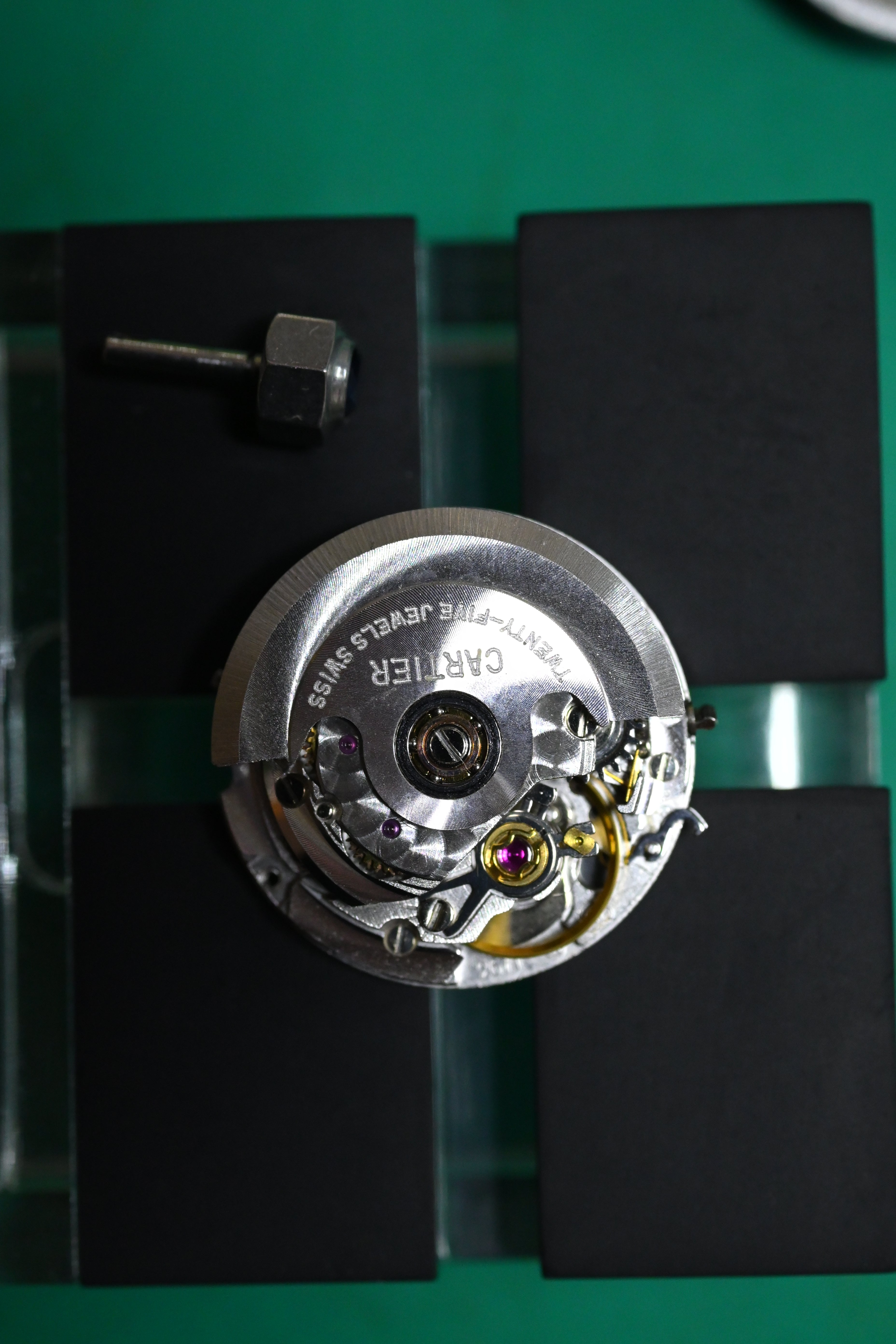 Cartier Santos Galbee LM size stainless steel x gold combination automatic model Ref: 2961