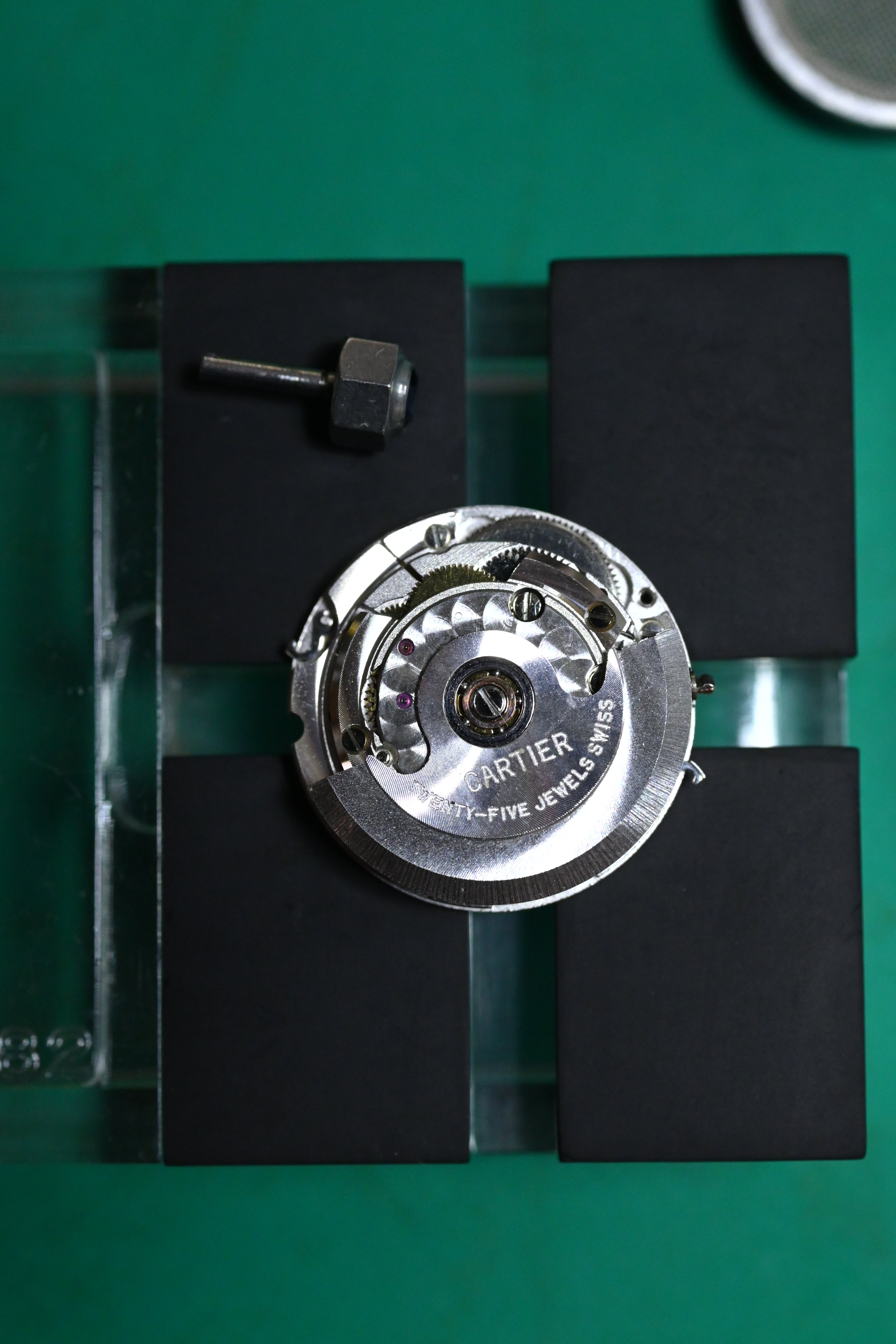 Cartier Santos Galbee LM size stainless steel x gold combination automatic model Ref: 2961