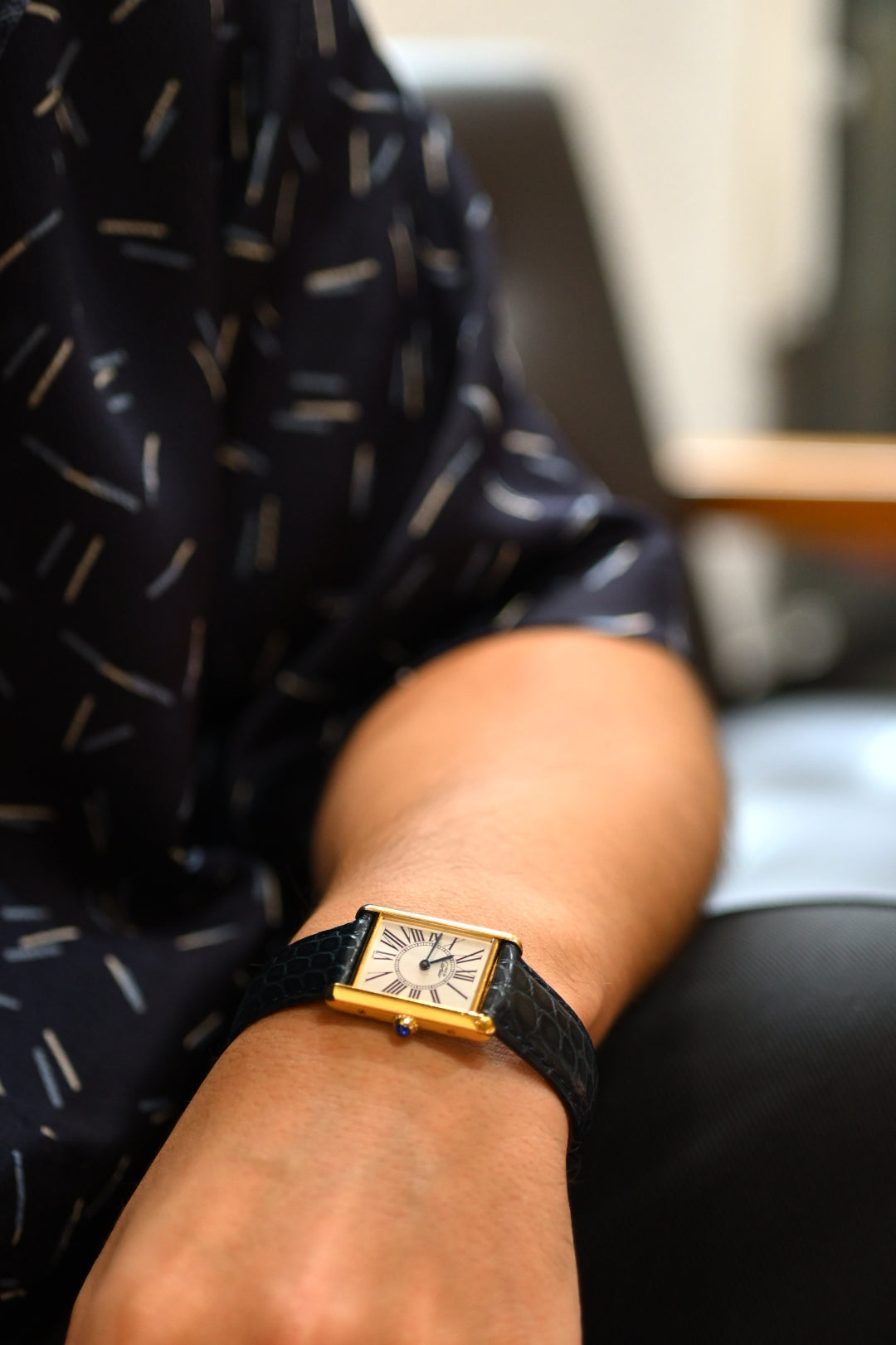CARTIER カルティエ マストタンク LMサイズ オパラン クォーツ