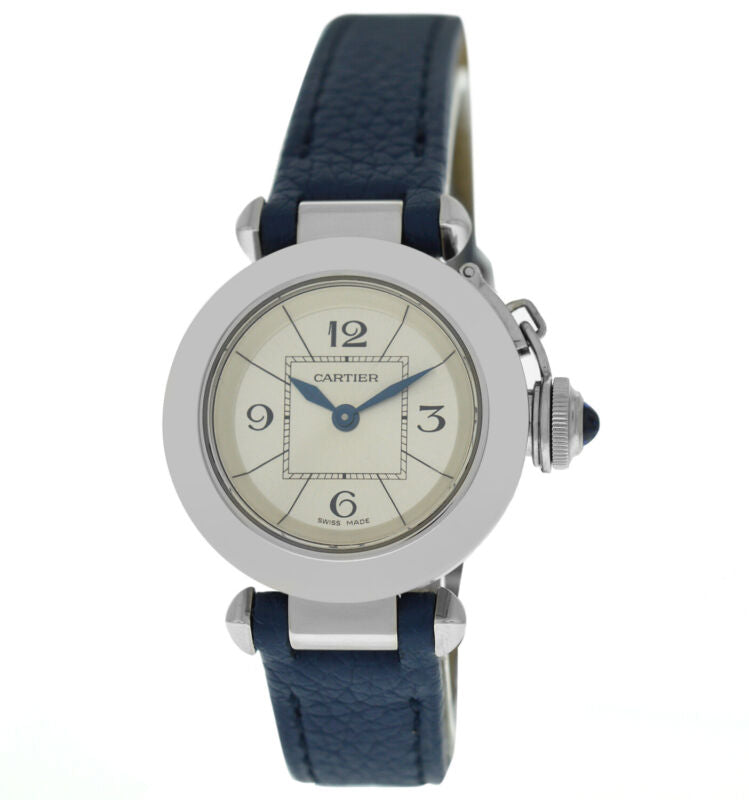 カルティエ レディース パシャ ステンレススチール 27mm クオーツ 腕時計